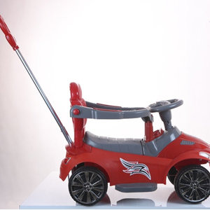 ماشین کودک بی بی ماک طرح آلفا رومئو قرمز-طوسی مدل ZV-10 -اسباب بازی